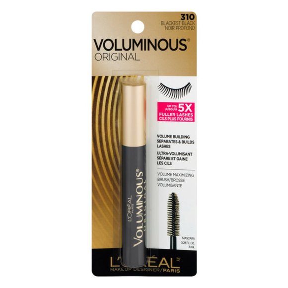L’Oreal Paris Voluminous Original Mascara, Blackest Black  310 - Picture 1 of 2